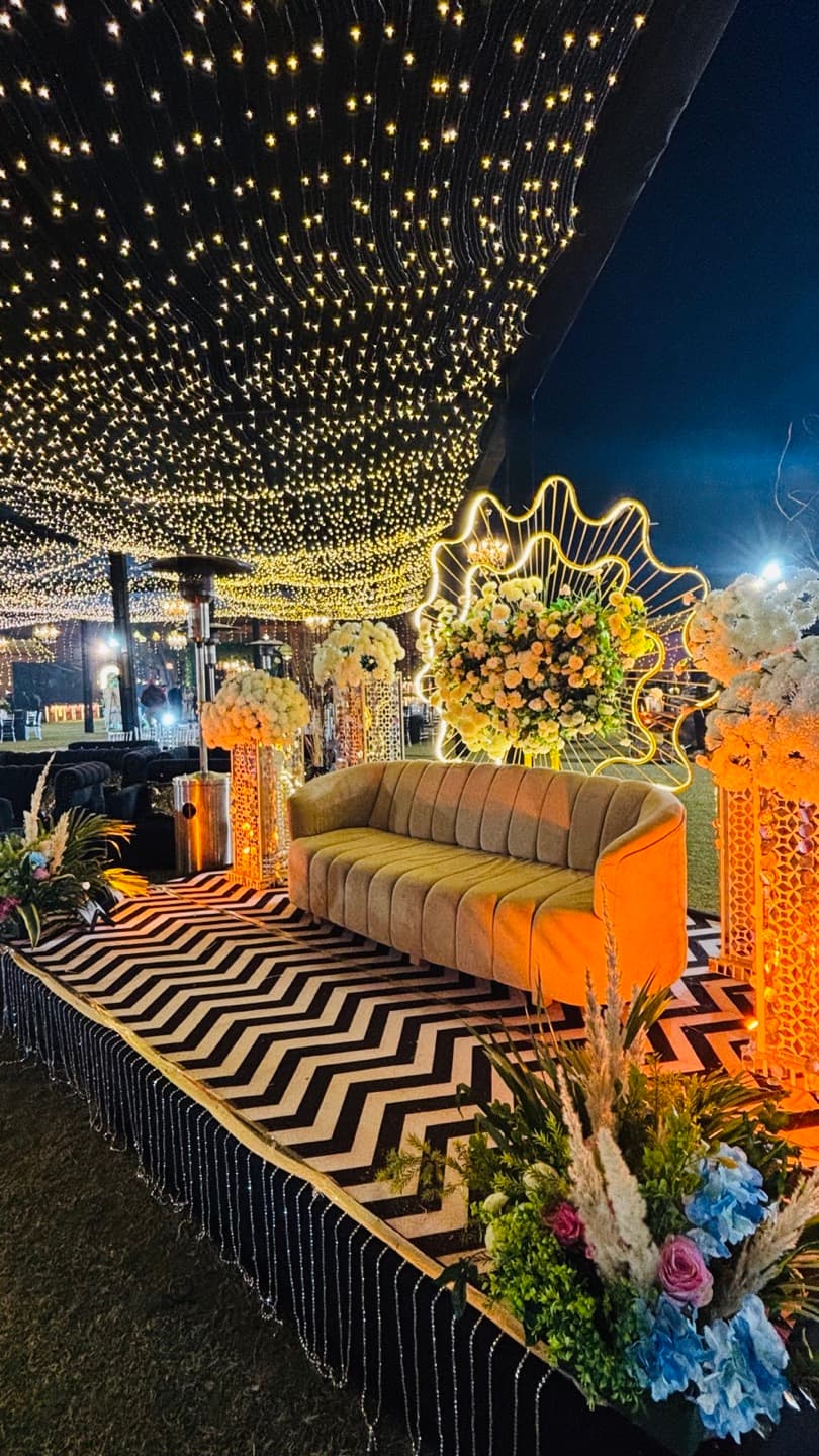 Haldi & Mehendi Setup